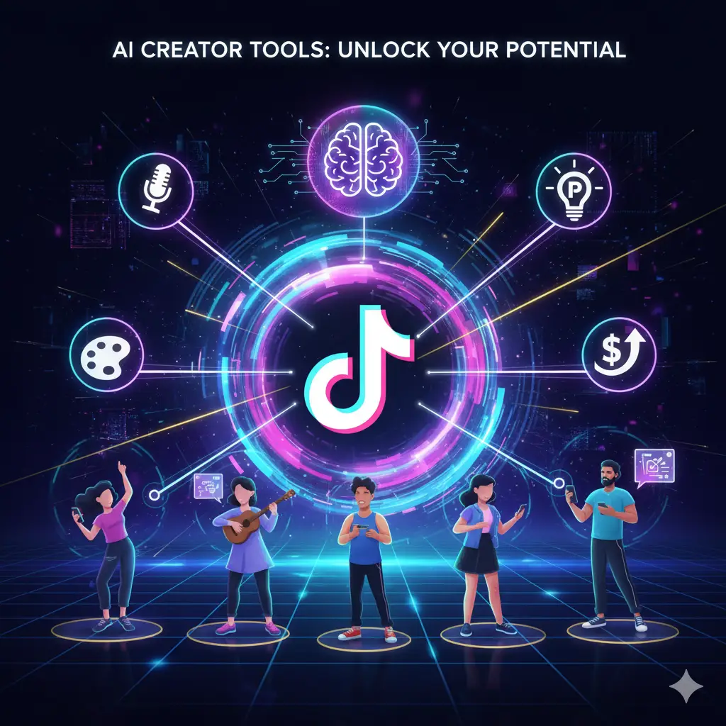 تيك توك يطلق ثورة الذكاء الاصطناعي: أدوات جديدة لتعزيز الإبداع وتحقيق الأرباح لصناع المحتوى